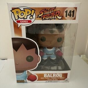 Funko Street Fighter Balrog Figure - Blue and Red